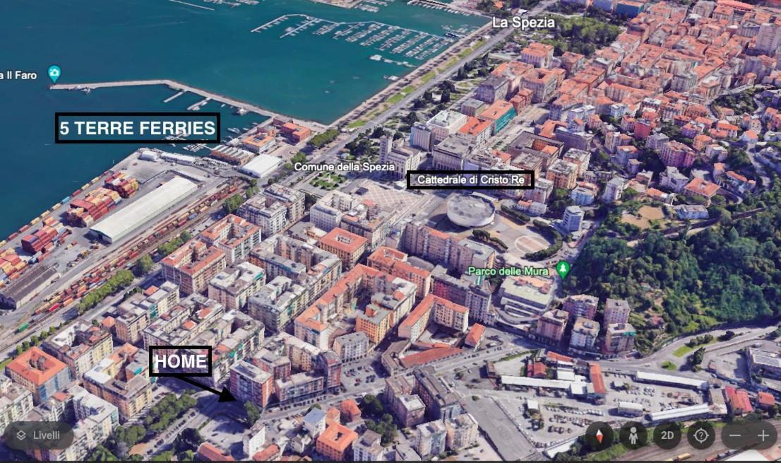 Bilocale Con Posto Auto La Chicca Del Golfo Apartment ลาสเปเซีย ภายนอก รูปภาพ